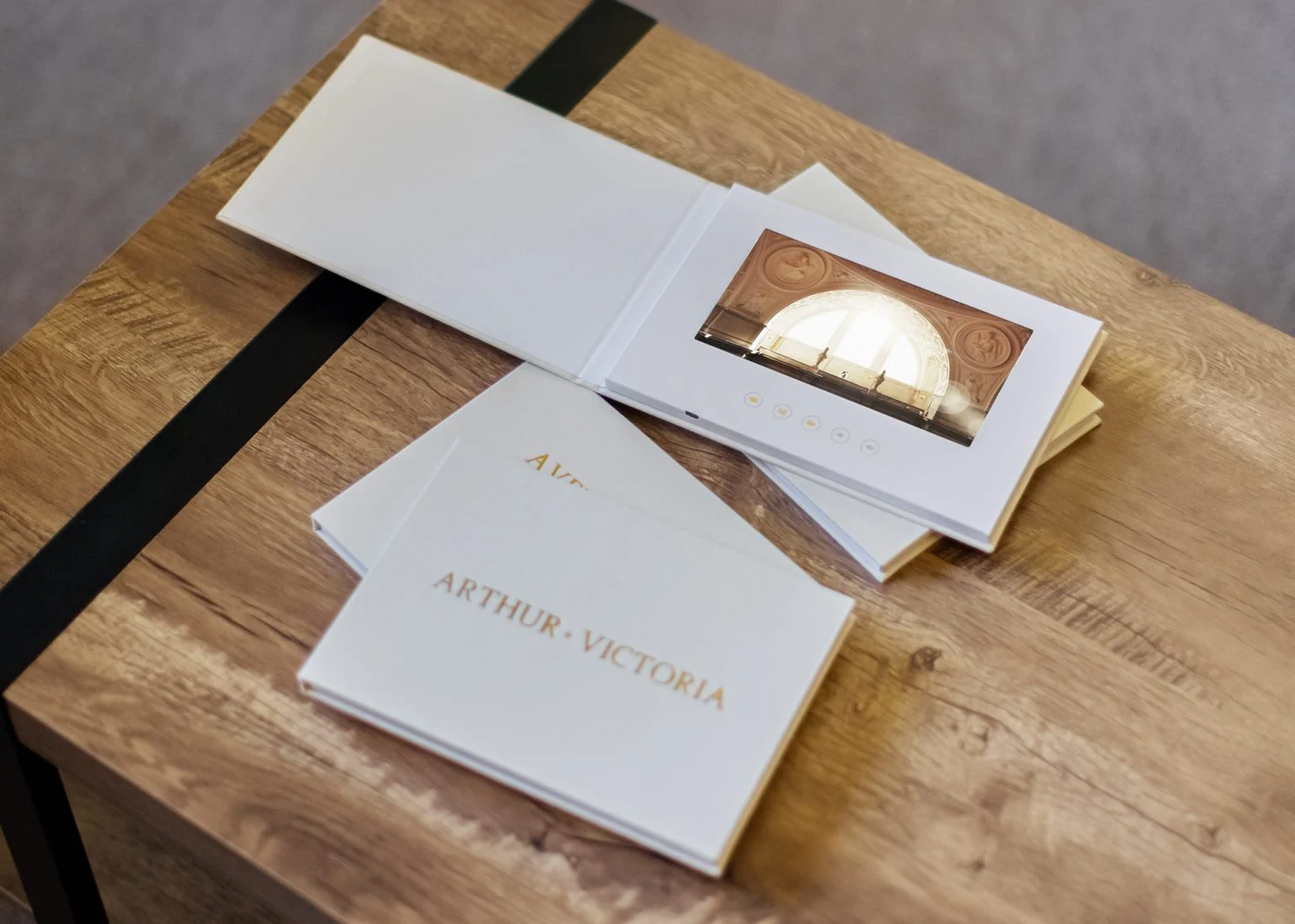 Wedding video Motion Book included with JT Design and Photography video packages